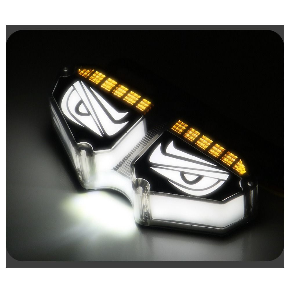 Multi-Mode Devil's Eye Truck Light Universal Strobe Lights Creative Truck Taillight Car Decor
