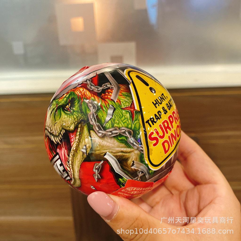 Zuru Authentic New Zealand 5 Surprise Dino Strike Mystery Egg Blind Box 10 Collectible Dinosaur Hunting Assemble Toys Gift