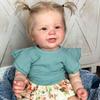 BZDOLL 60CM 3D-Paint Skin Lifelike Soft Silicone Reborn Baby For Girl Realistic Princess Toddler Art Doll With Vascular Vein