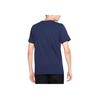 Nike Спортивная одежда Ramen Print Short Sleeve Celebrity Neck Knit T Shirt Men Tops Blue CI6302-410