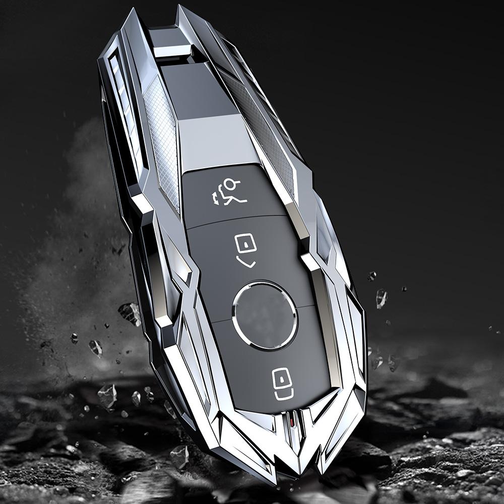 Автомобильные аксессуары из цинкового сплава, брелок для ключей, защитный чехол, подходит для Mercedes Benz EC Class W204 W212 W176 GLC CLA GLA