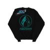 DC Comics Mens Aquaman Aqua Logo Sweatshirt