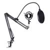 MIC Pop Filter Anti-shake Wind-proof Double-layer Plosives Reduction Condenser MIC Wind Screen for Recording