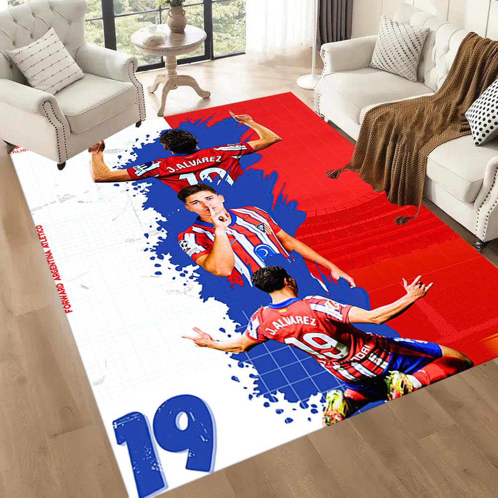 Atletico Madrid Carpet Design For Outdoor Foyer Playrooms Kitchen Antislip Carpet Anime Office Decor Best For Christmas