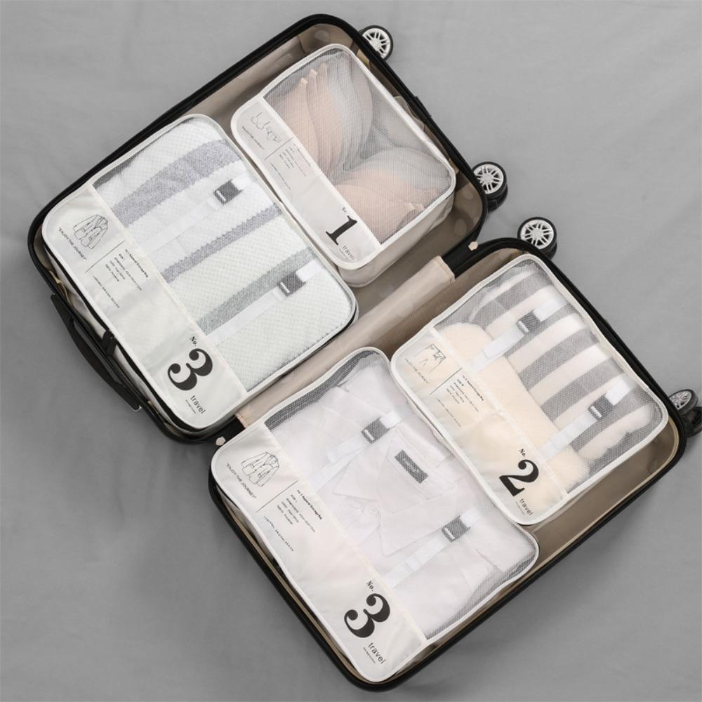 Clothes Subpackage Compressible Suitcase Packing Handbag Visible Waterproof Bag Travel Storage Bag
