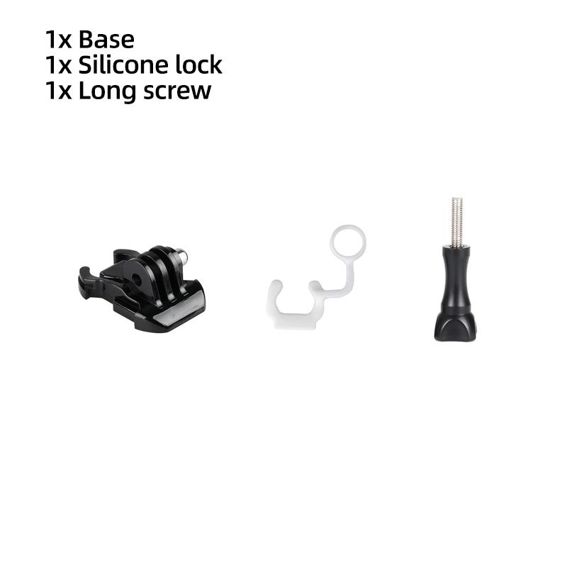 Наклейка Регулировочный рычаг Винт Основание Замок J Кронштейн Для GoPro Hero 12 11 10 9 8 7 6 5 4 3 Insta360 X2 X3 DJI Osmo Экшн Камера