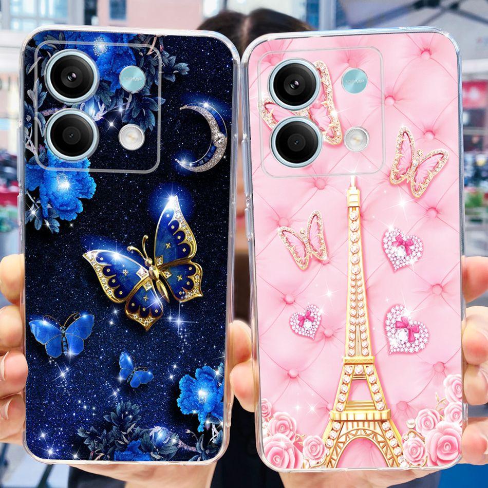 For Xiaomi Redmi Note 13 4G Case Redmi Note 13 Pro 4G Global Cute Soft Silicone TPU Slim Cover For Redmi Note13 13Pro 4G