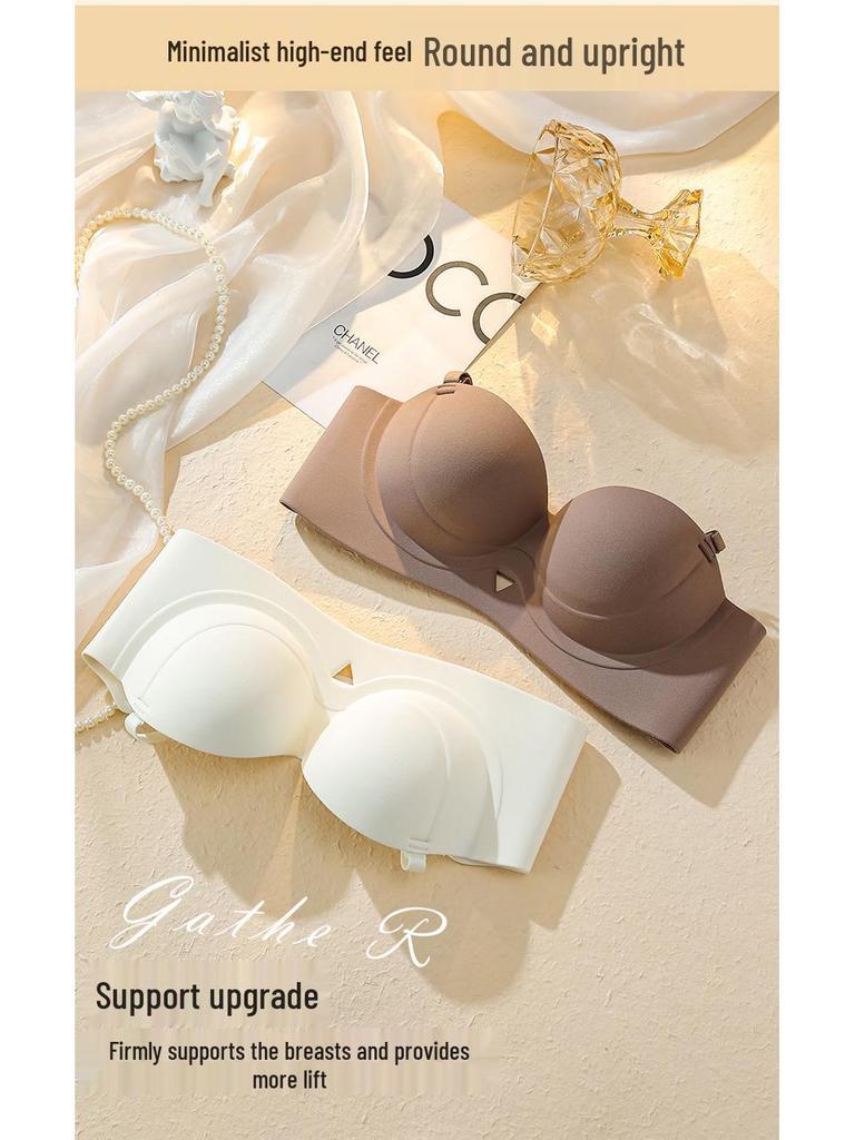 Backless Wireless Bra: Enhances Shape, Lifts, and Supports with Sexy Cross Design