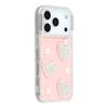 For iPhone 17 Pro Max Case Rhinestone Edge Pearl Love Decor TPU+PC IMD Phone Cover