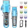 Набор триммеров для волос WAIKIL для мужчин, Профессиональный парикмахерский набор для стрижки волос и бороды, Тихая и долговечная зарядка, Прозрачный, перезаряжаемый, для стрижки налысо