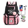 Anime Adults Large Capacity Backpack Bags Demon Slayer Nezuko Kawaii Cartoon School Bag forManga To Travel Daily Girls Bookbags