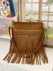 2025 Ретро Мода Кисточка Этническая Сумка: Универсальная женская сумка на плечо и через плечо для телефона