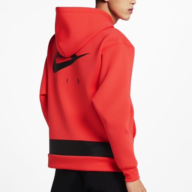 Jordan Sweatshirts Men's Orange Red Hooded Moderate Regular BV5404-850