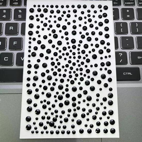 Наклейки со стразами Искусственный жемчуг Самоклеящиеся противоскользящие Фестивальные украшения для лица Наклейка на концертный макияж Волосы на лице Украшение тела Подвески со стразами