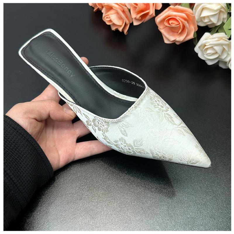 New Women's High-heeled Sandals Cyber-famous Pointed Thin-heeled High-heeled Sandals Women's New Style Summer Small All-match