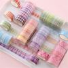 6 Rolls/box DIY Diary Kawaii Decorative Ribbons Sticker Adhesive Masking Tape Washi Tape Set