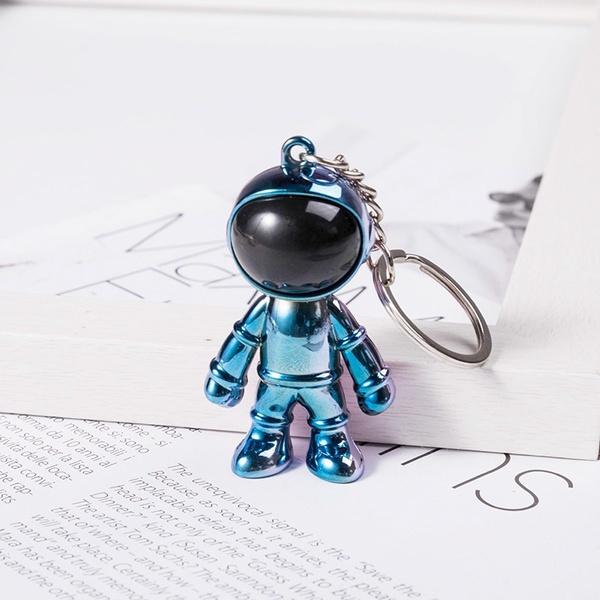 3D Fashion Astronaut Keychain Space Robot Spaceman Keychain KTY