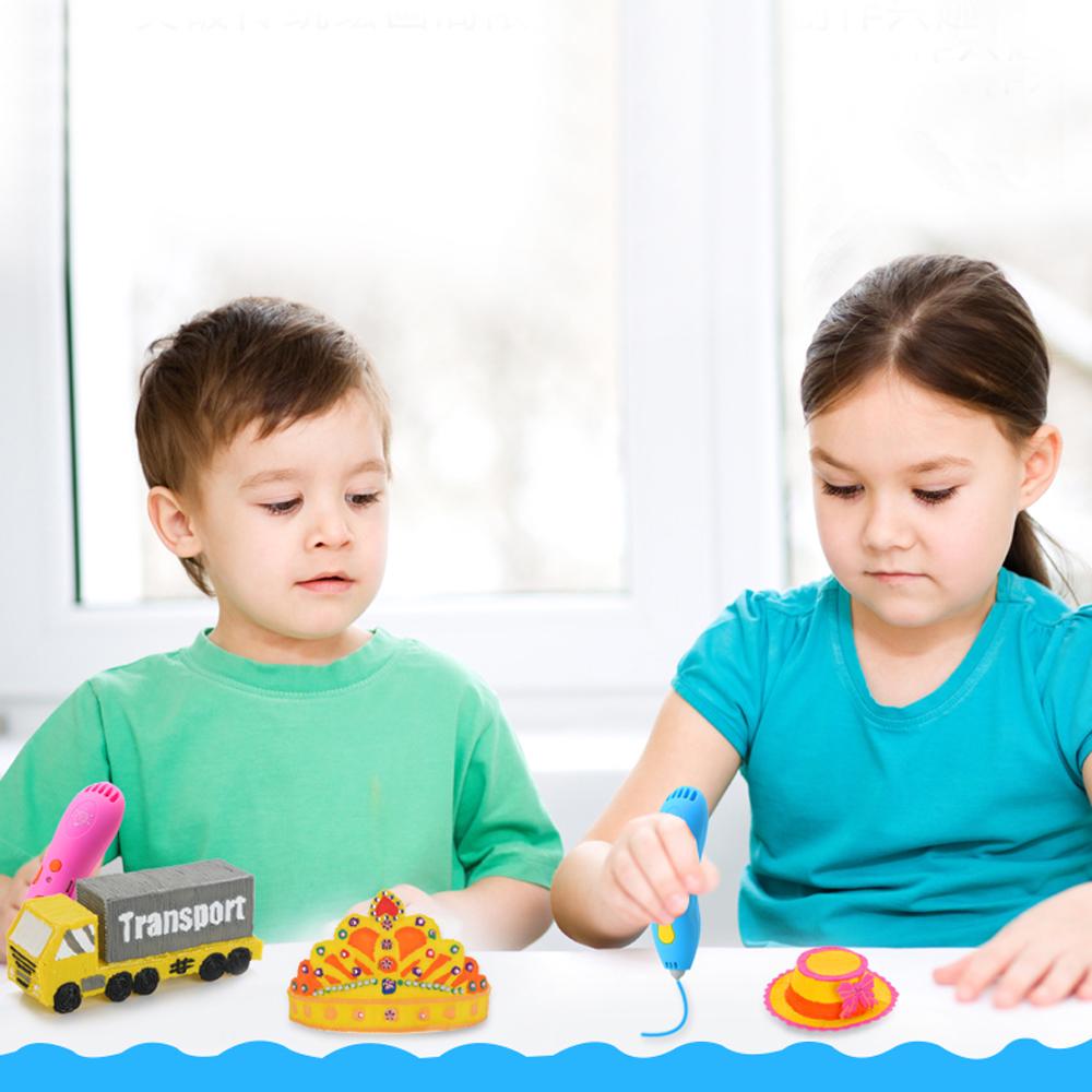 PLA-нить для материала для печати 3D-ручки, 10/20 рулонов, диаметр 10 м, 1,75 мм, 100 м, безопасный пластиковый стержень без запаха для ручки 3D-принтера