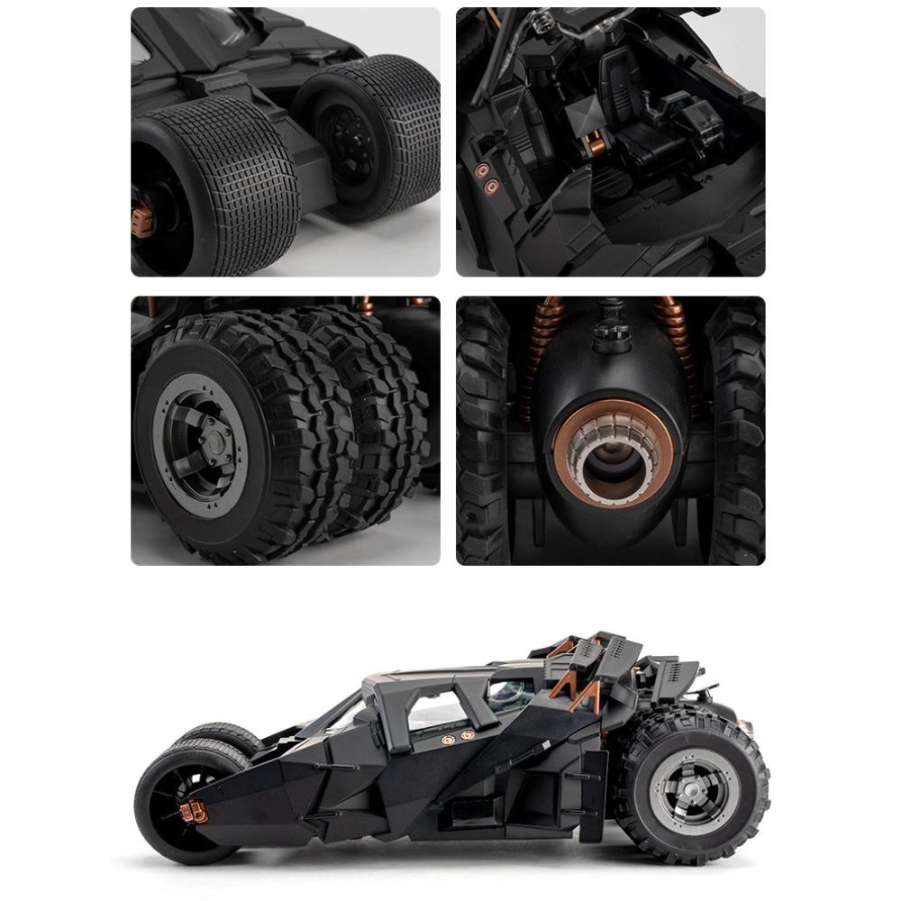 Масштаб 1/18 Bat-man The Dark Knight Bat Mobile Car Модель