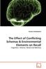 Книга The Effect of Conflicting Schemas Environmental Elements On Recall
