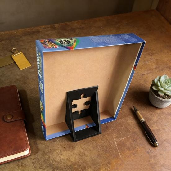 Подставка для коробки пазла «Все в одном», Нескользящая подставка-крышка для коробки пазла, Держатель для справочного изображения «свободные руки», Настольный аксессуар для постера, рамки для картины