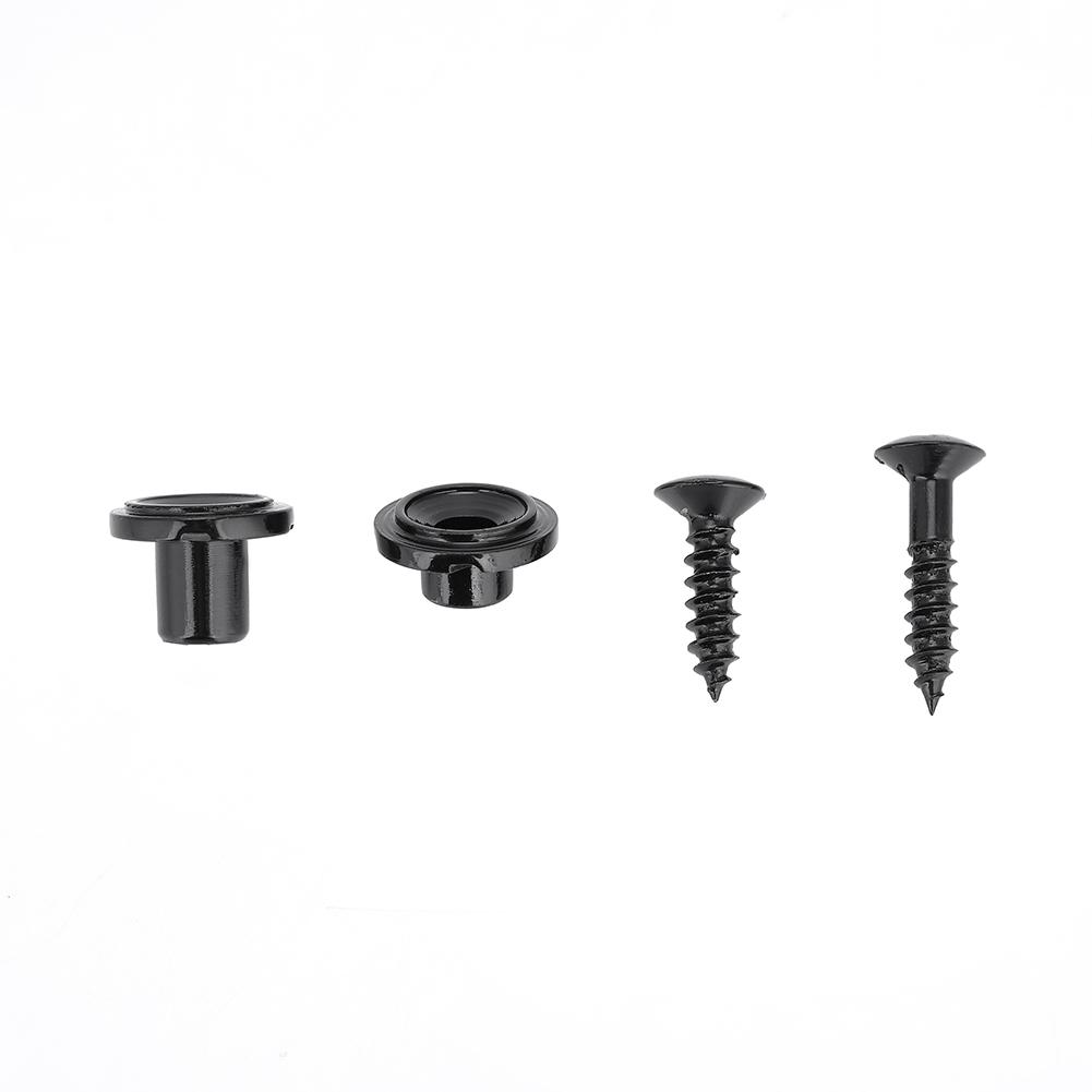 2PCS 5mm 7.8mm String Tree Retainer with Screw for Electric Guitar Part Accessory (Black)