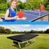 Outdoor Table Tennis Table Cover - Black Oxford Cloth Material - Suitable for Indoor and Outdoor Table Tennis Tables, Outdoor Table Protective Covers