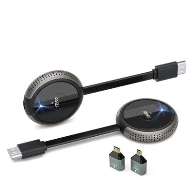TIMBOOTECH HDMI Беспроводной с низкой задержкой Беспроводной HDMI Соответствие HDMI Удлинитель HDMI Беспроводной передатчик 4K Простое подключение До 50 м Беспроводная передача