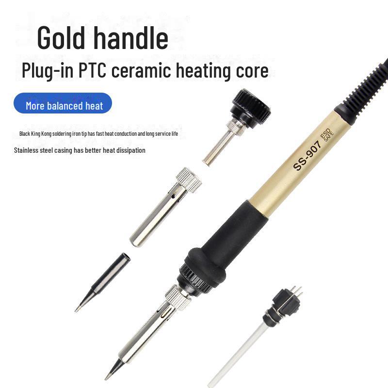 Регулируемый по температуре электрический паяльник для ремонта электроники