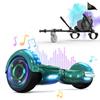 Pack Hoverboard Vert Et Hoverkart Noir - RCB - Cadeau Super Pour Les Enfants