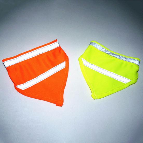 Бандана для домашних животных, светоотражающая полоска, наряд из полиэстера, модный треугольный нагрудник для домашних животных, собак, кошек