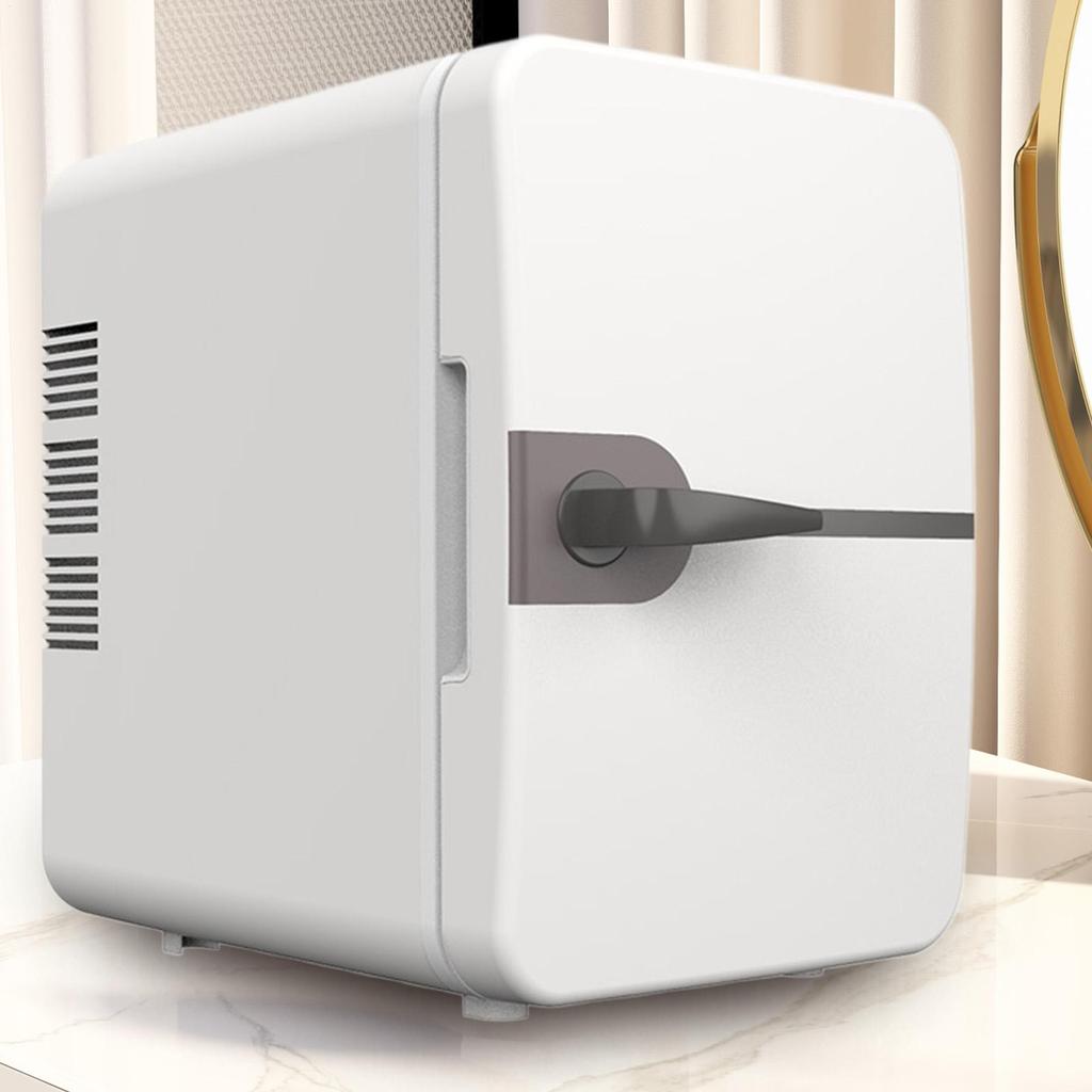 Мини-холодильник для автомобиля 6 л 12 В постоянного тока 100~240 В переменного тока Электрический Портативный Косметический Охладитель Нагреватель Морозильник US/UK/EU Автомобильный Мини-холодильник Бокс для льда