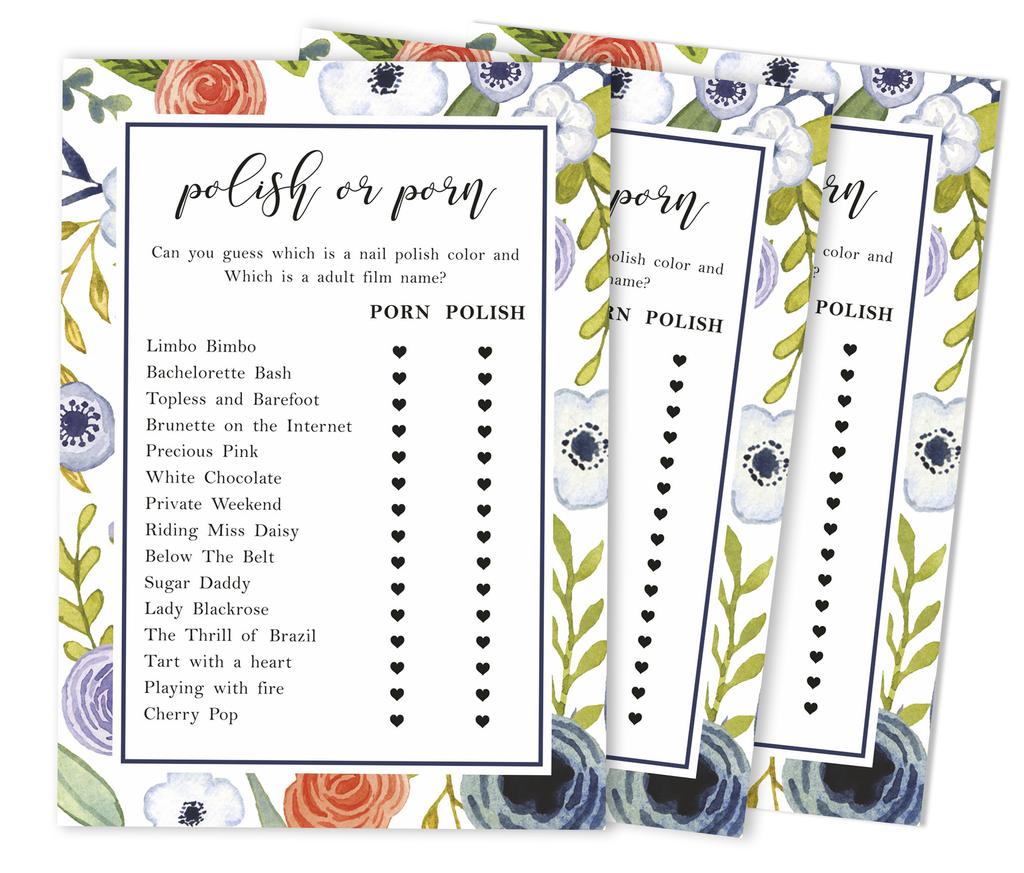 Inkdotpot 50A FloralA BingoA GameA CardsA For Bridal Wedding Shower Bachelorette Party Bulk Blank Square Fill In Gift