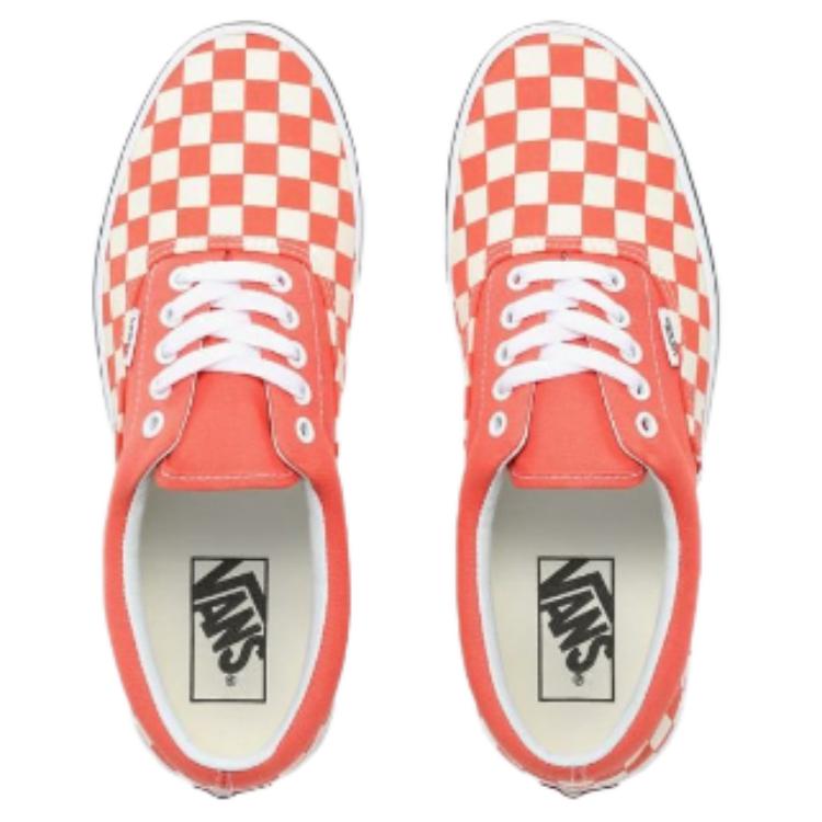 Men's Sneakers Vans Era Checkerboard Ember Glow Ember Glow/True White