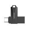 Высокоскоростная флеш-память USB с двумя интерфейсами Lenovo LD500C - 32 ГБ, 64 ГБ, 128 ГБ с гравировкой для использования на мобильных устройствах и компьютерах