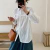 Women's Spring New Loose Casual Versatile Pure Cotton Shirt Design Top