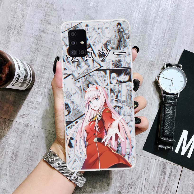 Zero Two Darling In The FranXX Phone Case For Samsung Galaxy A12 A22 A32 A42 A52 A72 A51 A71 5G A41 A31 A21 A02S M12 M21 M31 M30