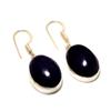 Amethyst Gemstone 925 Silver Plated Handmade Jewelry Earring 1.51"