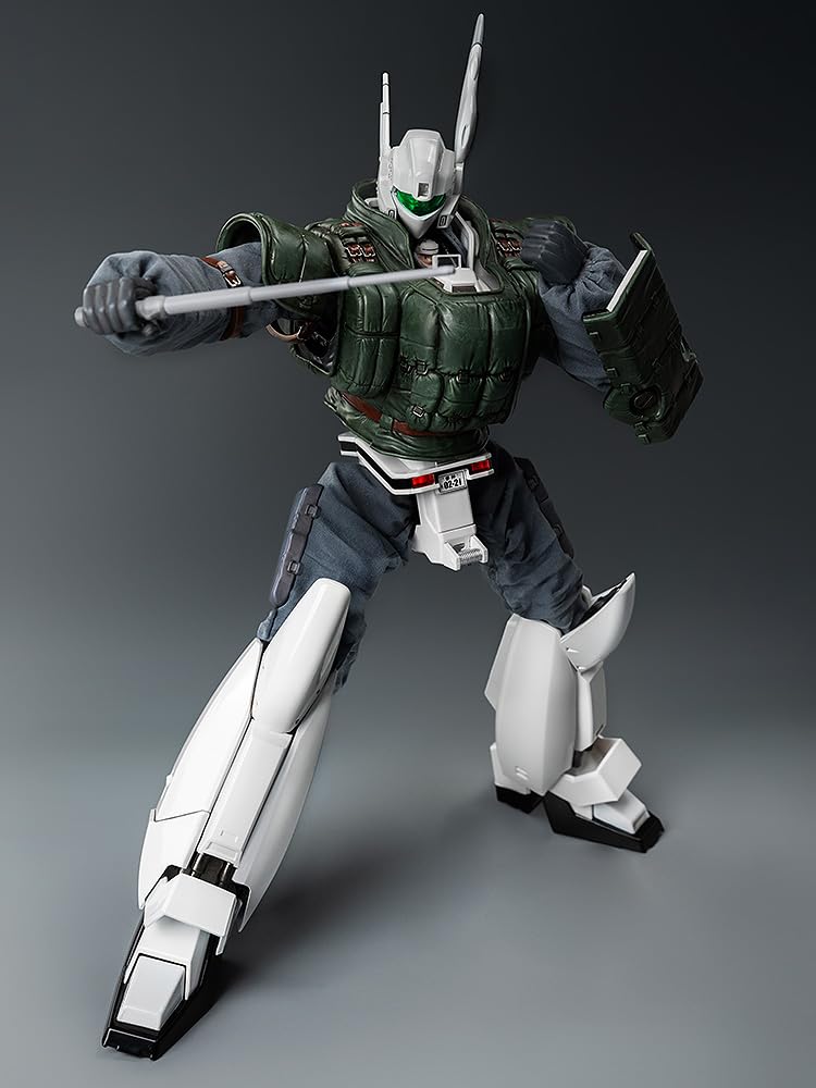Mobile Police Patlabor 2 the Movie Ingram Unit 1 with Reactive Scale and Zinc Alloy Painted Action Figure Robo-Dou Armor, 1/35 ABS, PVC, POM,