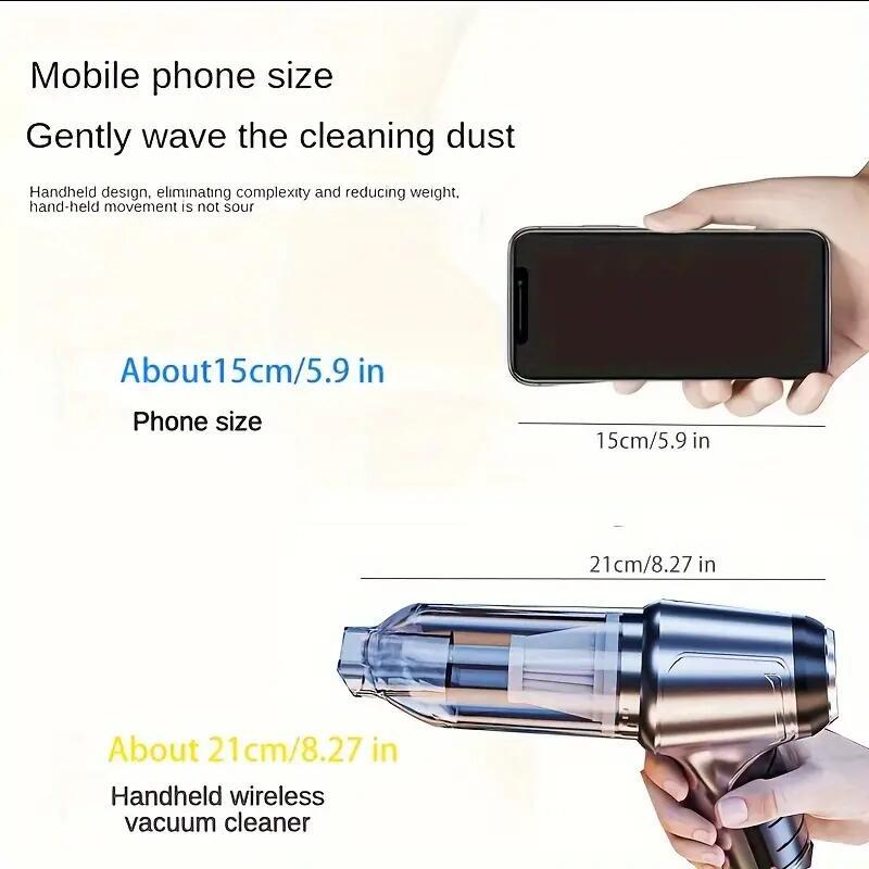 Автомобильный беспроводной пылесос, многофункциональный мощный вентилятор, бытовой маленький портативный мощный пылесос