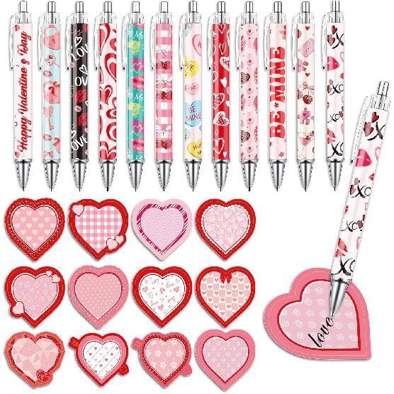 Wxiben Лондоские Стикеры с Ручками - 24 шт. Блокноты для Путешествий по Лондону Англия Шариковые Ручки Оптом Заметки с Британским Флагом Ручка с Черными Чернилами Сувенирные Подарки для