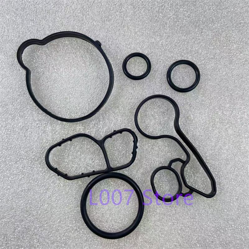 10Set Engine Oil Cooler Filter Gasket 55565385,55568536,55568539,55568540,55565619 For Chevrolet Cruze Sonic Trax 1.4L Turbo