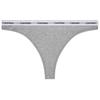 Color Block Letter Jacquard Comfortable Low Rise Underwear Women Underwear Coconut-Green Gray QD5043-P7A