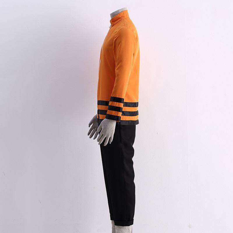 Scione аниме мультфильм косплей последний шиппуден Узумаки мультяшный костюм оранжевое пальто брючный костюм три четверти