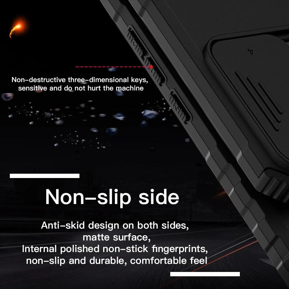 Противоударный бронированный жесткий чехол для Samsung A55 5G A35 A25 161 A15 A05, защита объектива слайд-камеры, чехол для телефона с подставкой для Galaxy A05S A 55 35