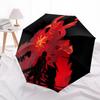 1pc Devil Windproof Automatic Umbrella, Portable Folding design, Lightweight for Women/Men253