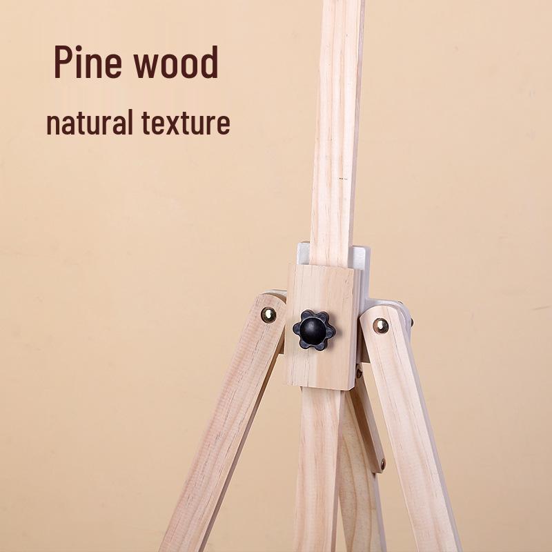 Universal Solid Wood Easel for Art Students: Ideal for Oil Painting, Sketching, and Display