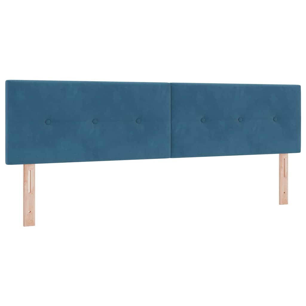 Headboard Dark Blue 180 cm Velvet