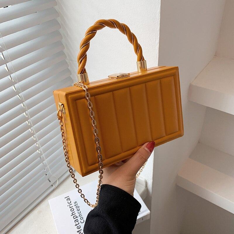 Роскошная женская маленькая сумка через плечо с цепочкой, брендовая женская белая розовая сумка и кошельки, клатч, вечерняя сумка, мини-чемодан