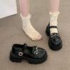 Stylish and Comfortable, Cute British Style Platform Small Leather Shoes for Women, 2025 Spring and Summer New Sweet and Cool Mary Jane Single Shoes 